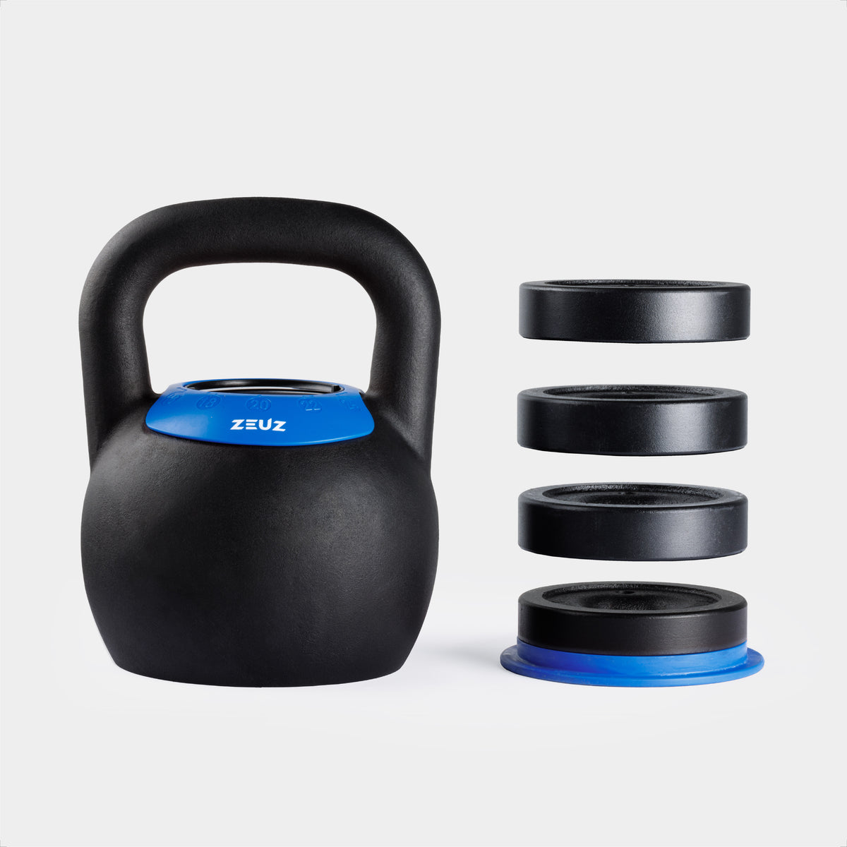 ZEUZ Verstelbare Kettlebell - 8 t/m 24 KG