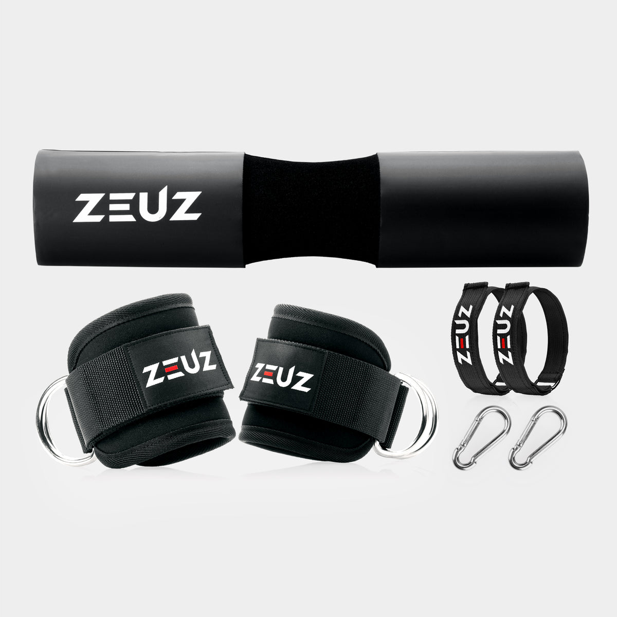 Set ZEUZ di imbottitura per bilanciere e cinghie per caviglia