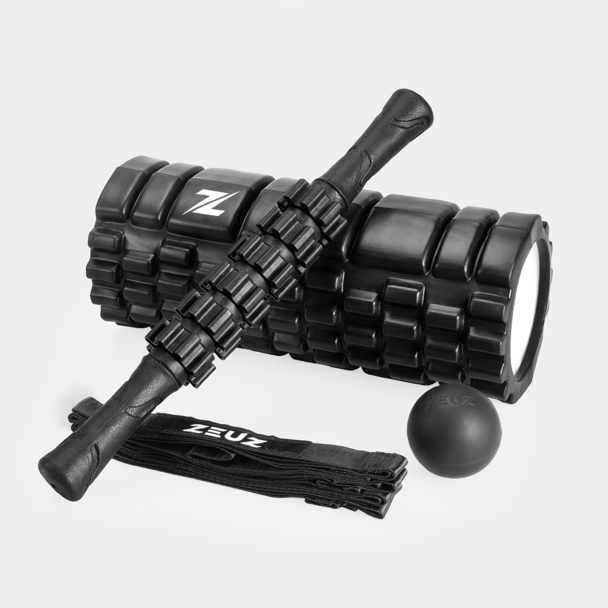 ZEUZ Foam Roller Set - 4-Piece