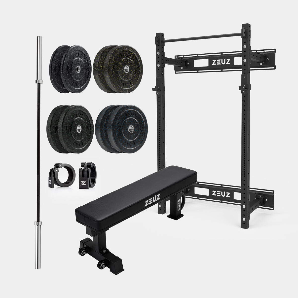 ZEUZ Home Gym Supreme Pack