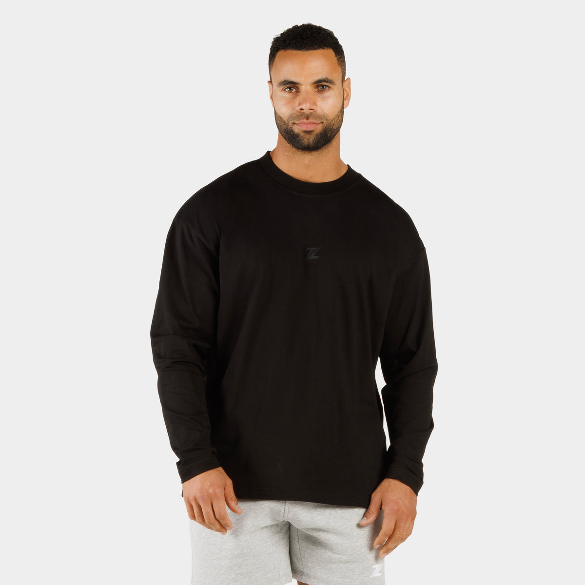 ZEUZ Basic Comfort Maglia a Maniche Lunghe - Uomo