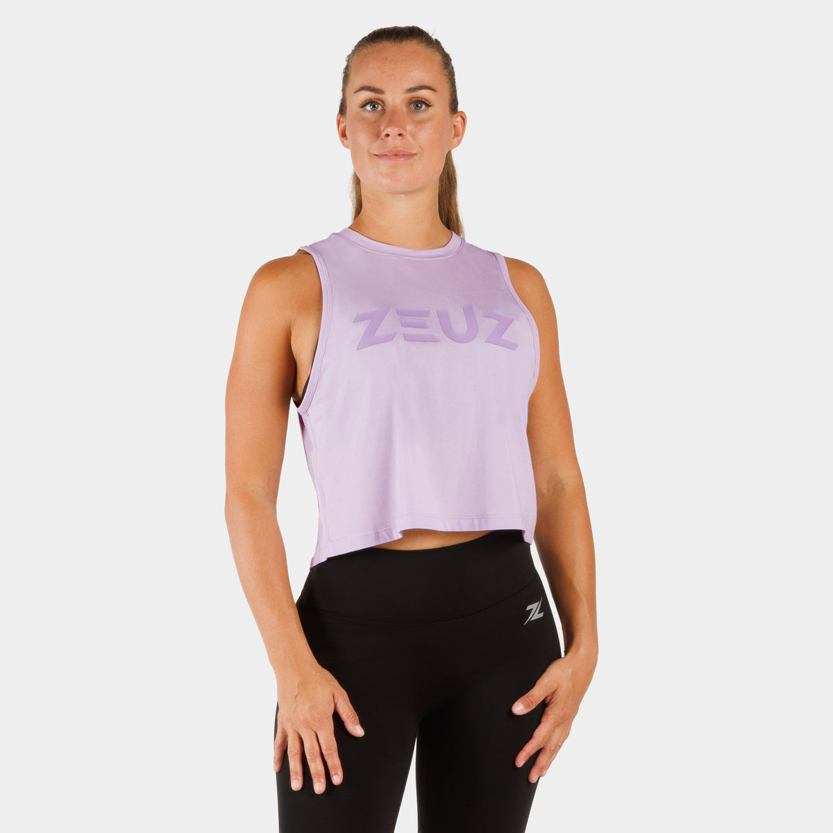 ZEUZ Canotta da Allenamento Corta - Donna