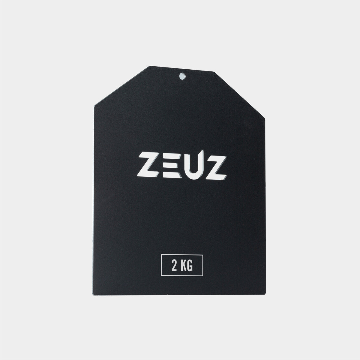 Stalen gewichtsplaat 2 kg – compacte plaat voor progressieve belasting in het ZEUZ Fitness Gewichtsvest