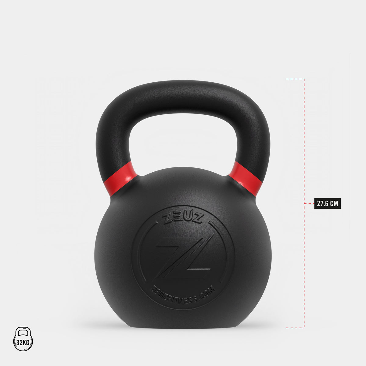 ZEUZ Kettlebell Rek Incl. Kettlebells