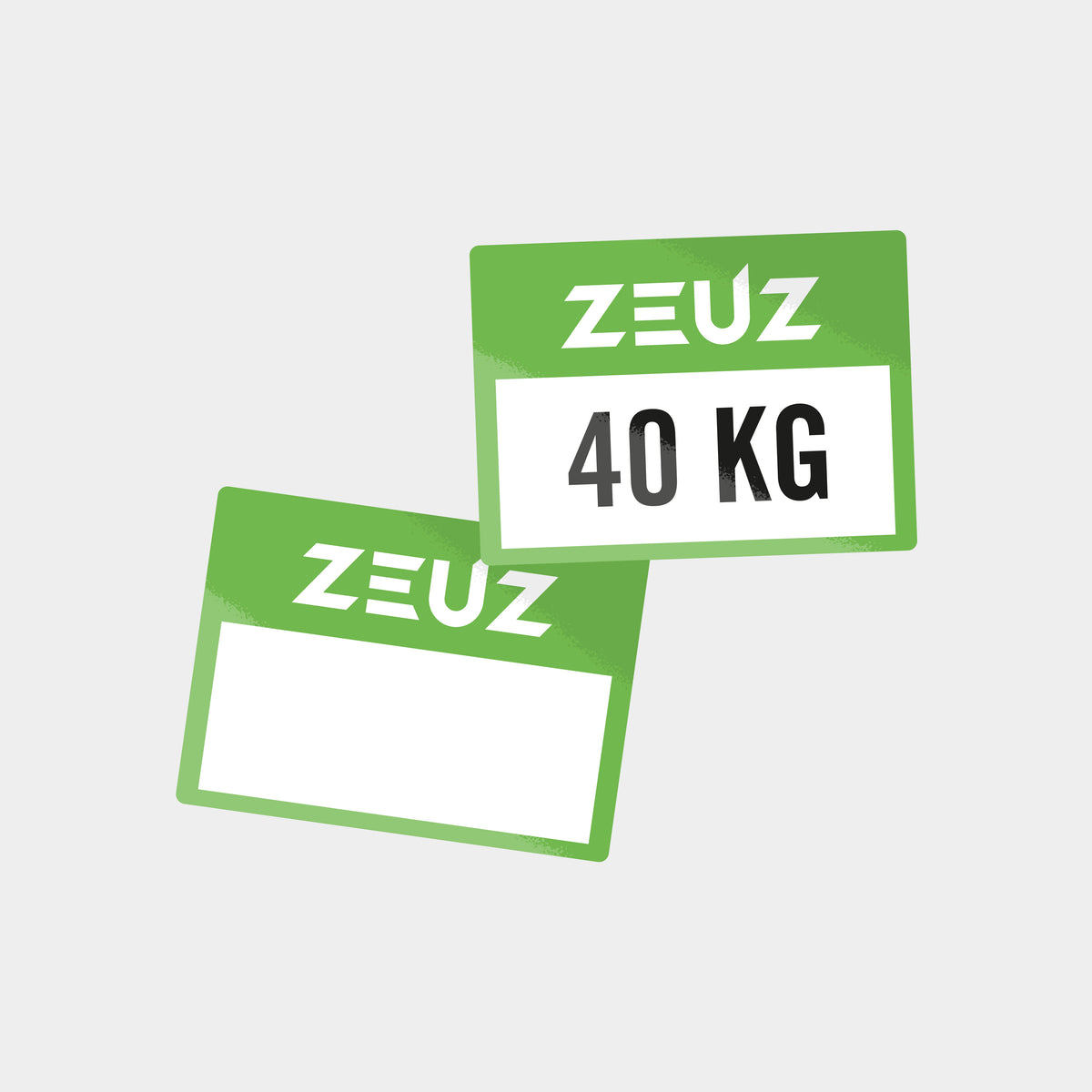 ZEUZ Strongman Sandbag 40kg – geleverd met gewichtskaartjes voor duidelijke aanduiding