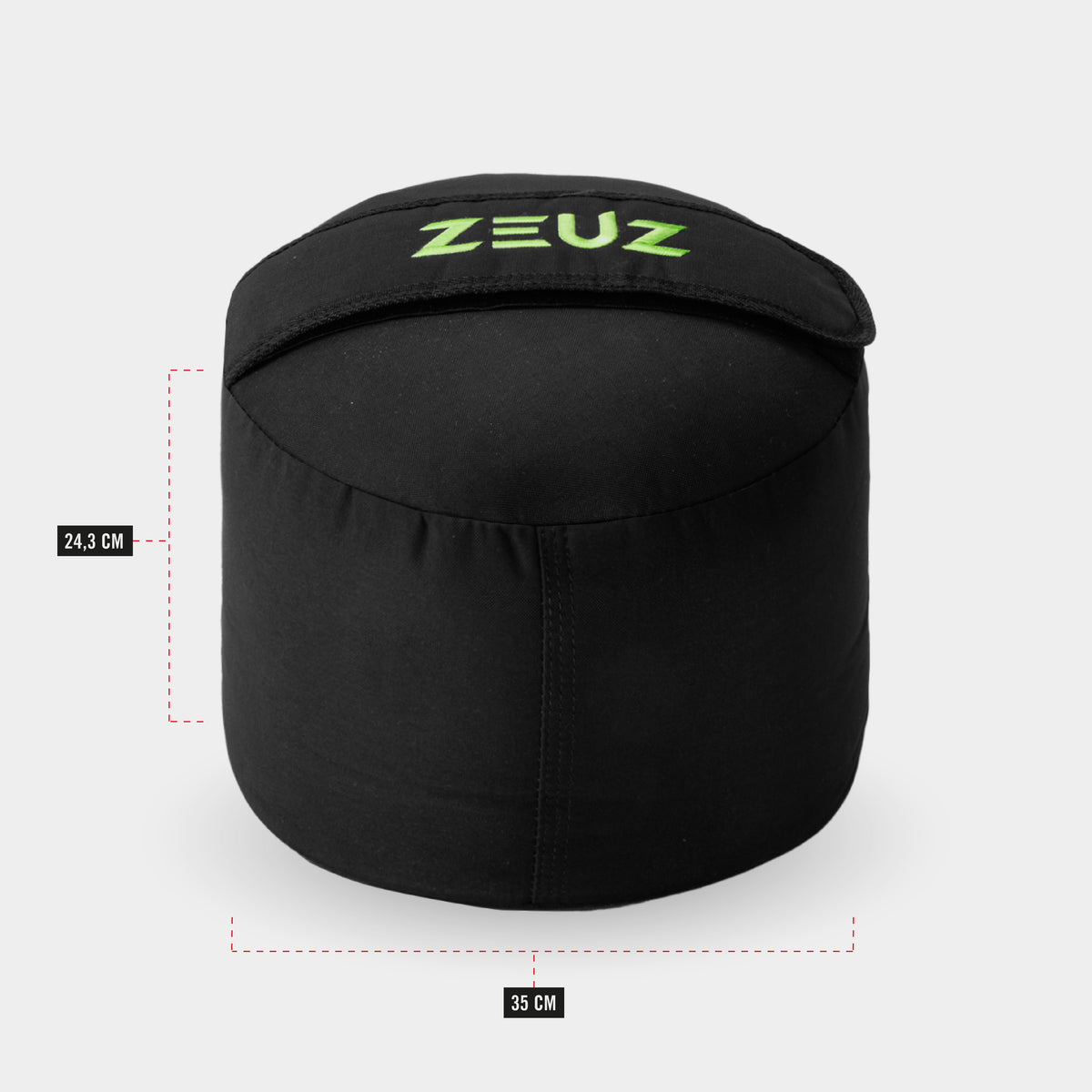 Afmetingen van de ZEUZ Strongman Sandbag 40kg – ideaal voor functionele krachttraining