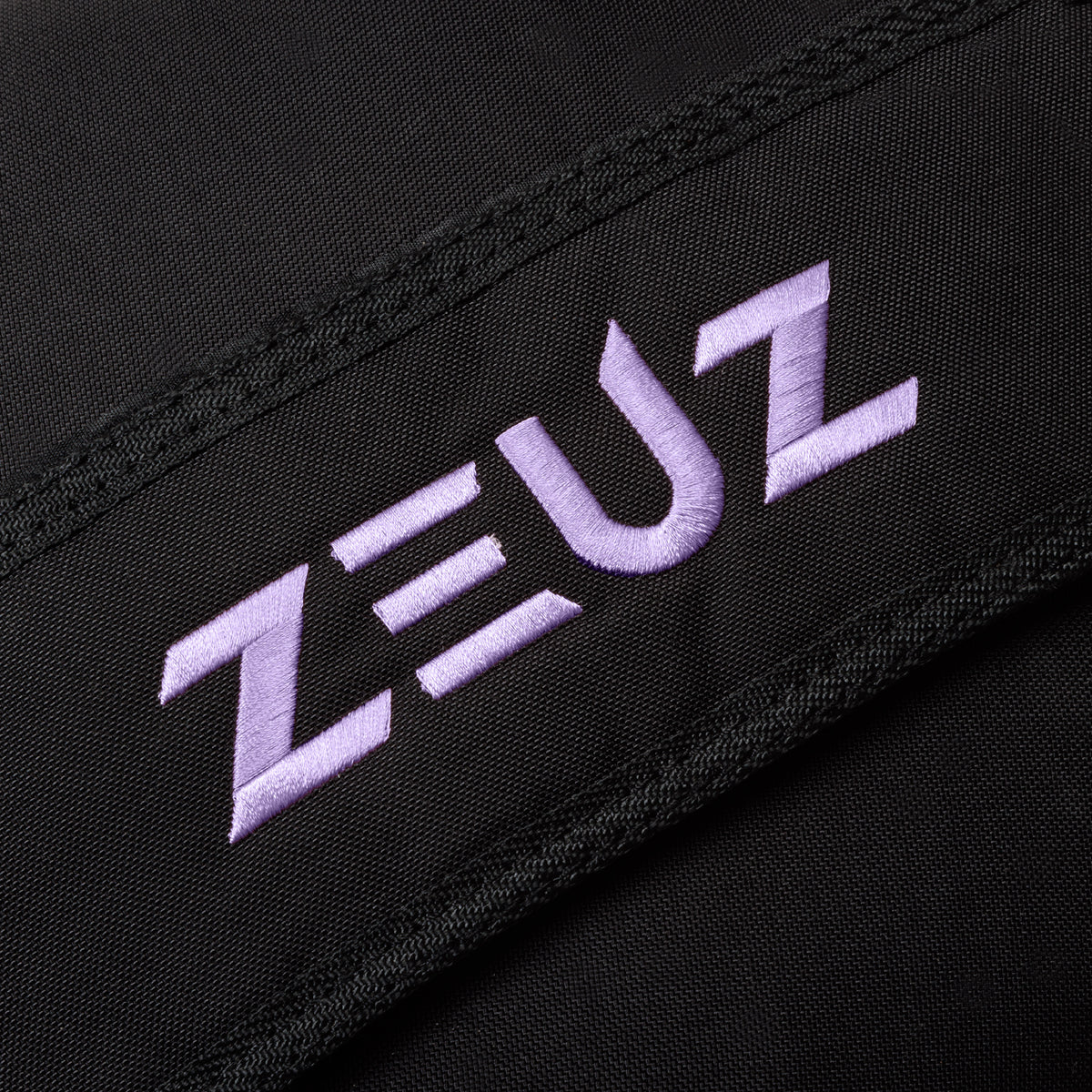 Detail van het ZEUZ logo op de Strongman Sandbag 10kg – slijtvaste afwerking