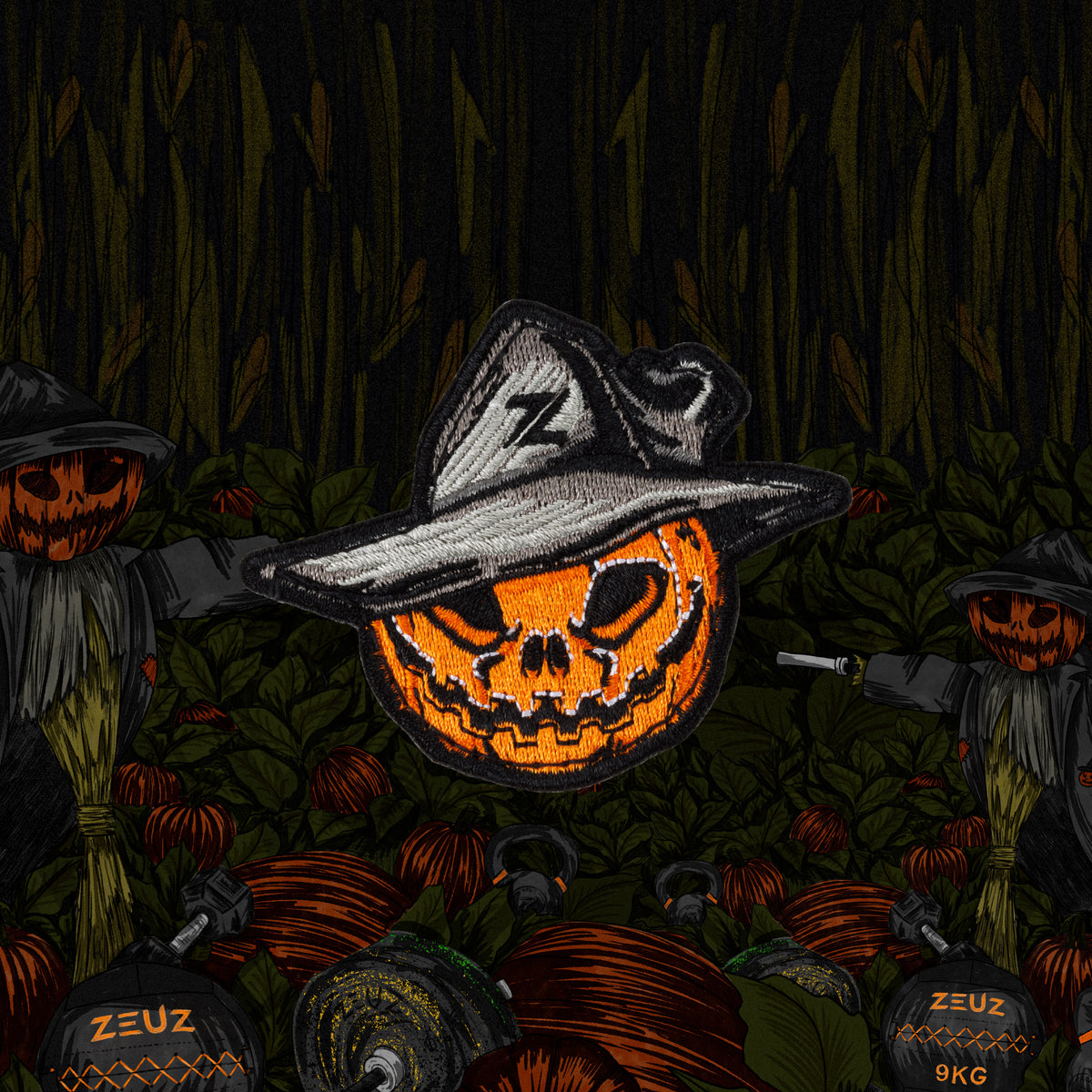 Champ de citrouilles d'Halloween de ZEUZ