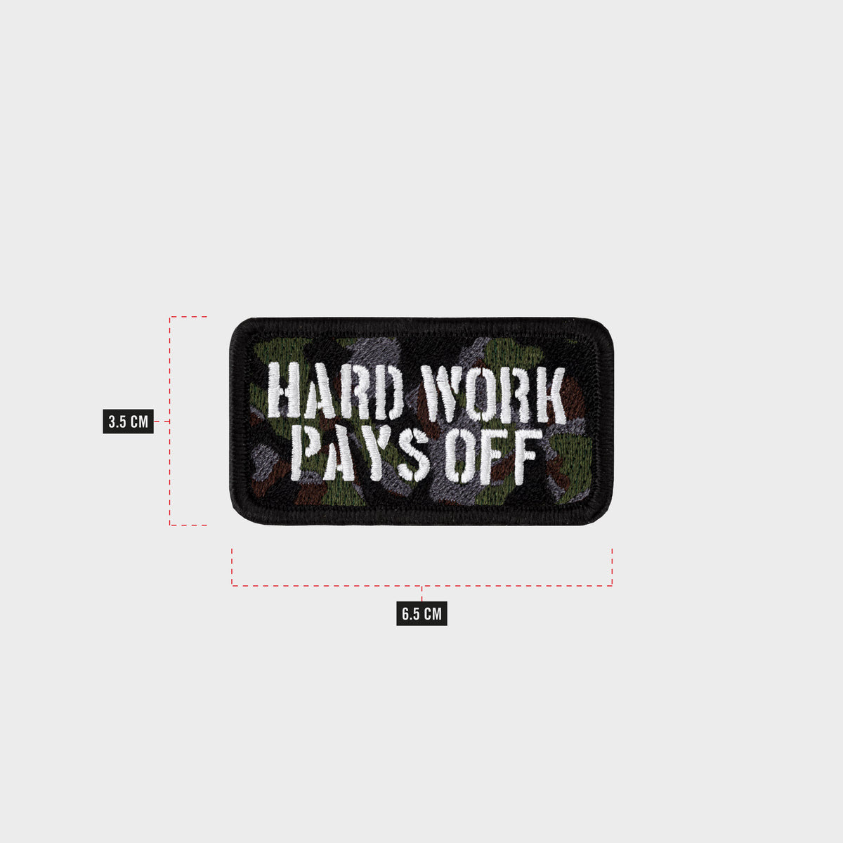 ZEUZ Hard Work Pays Off Patch