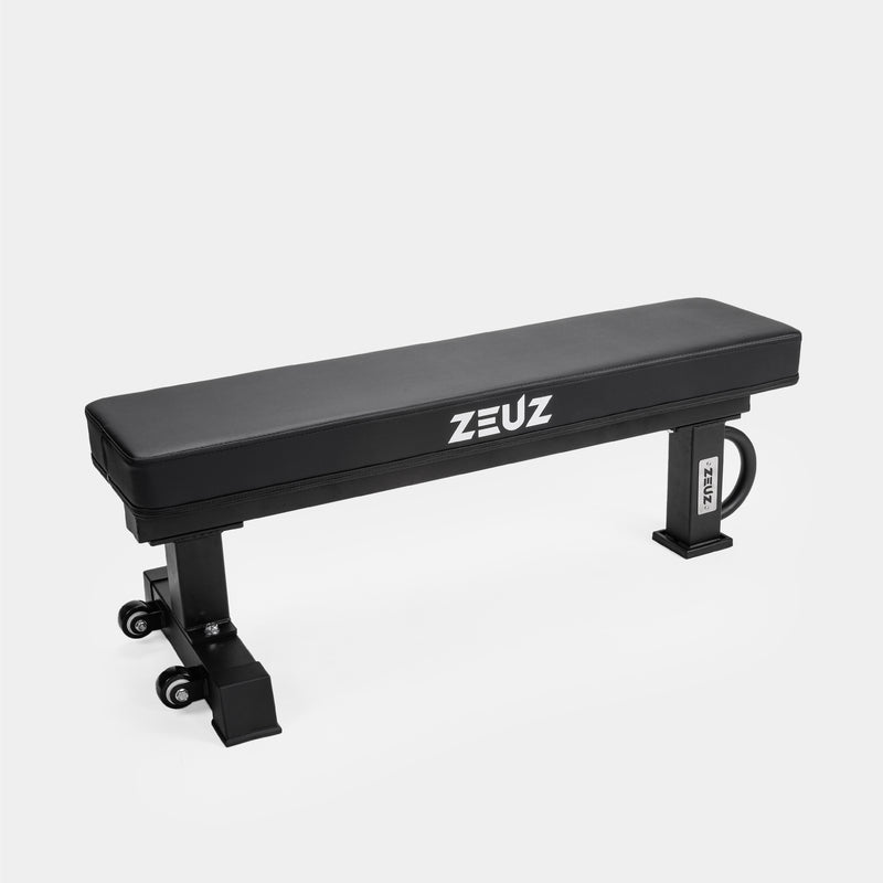 ZEUZ Banc de musculation plat mobile - FBRX200
