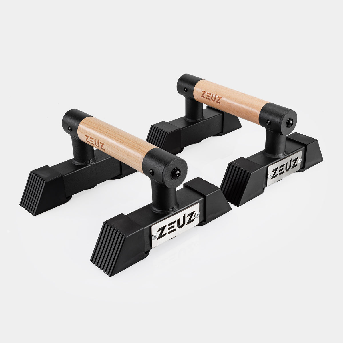 ZEUZ Houten & Metalen Parallettes - Klein