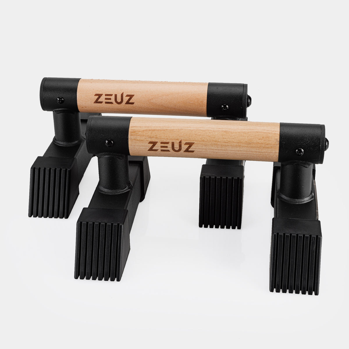 ZEUZ Houten & Metalen Parallettes - Klein