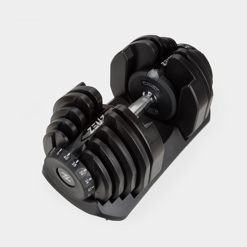 ZEUZ Home Gym Core Pack - 2 x 40 KG Dumbbells
