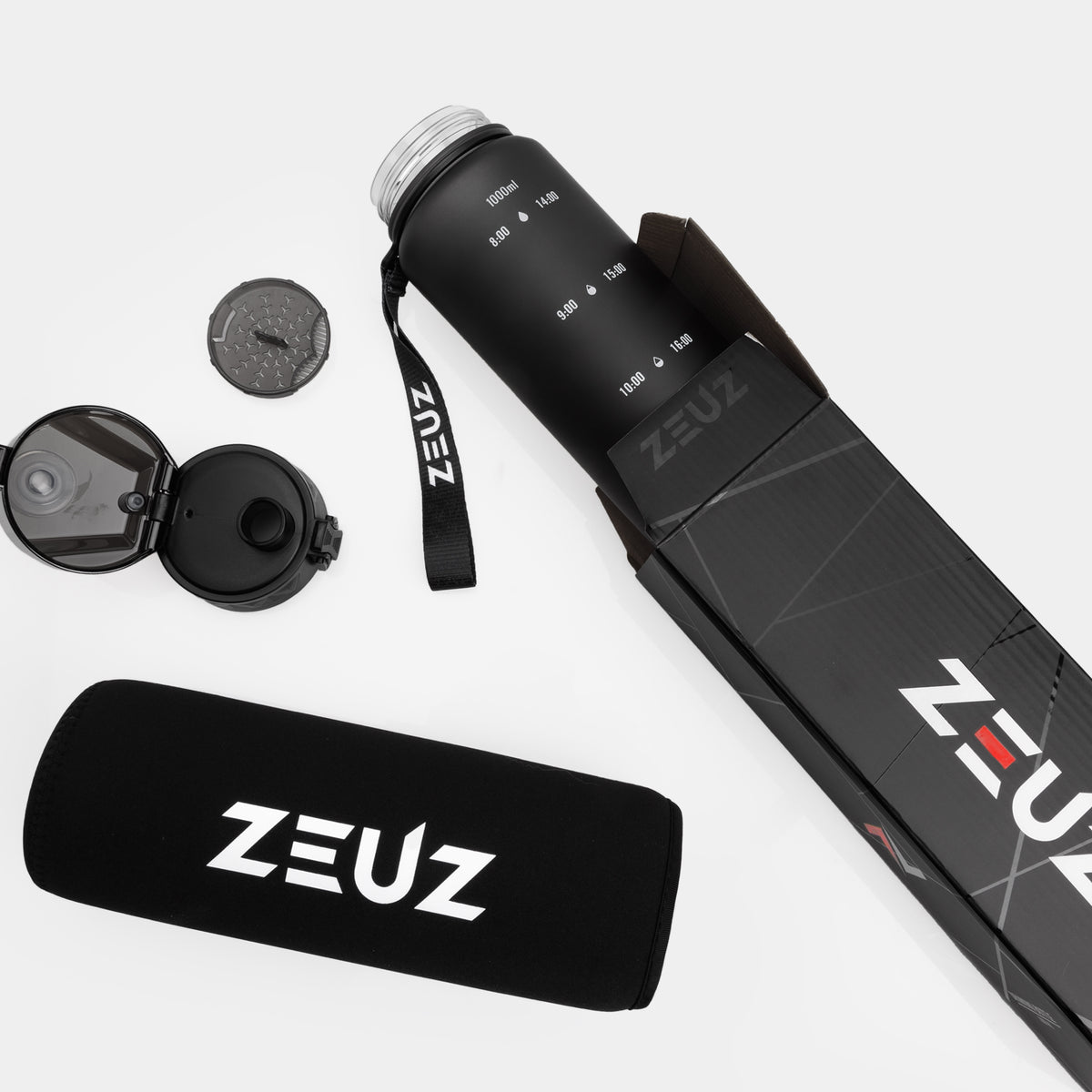 ZEUZ Motivation Water Bottle - 1 L