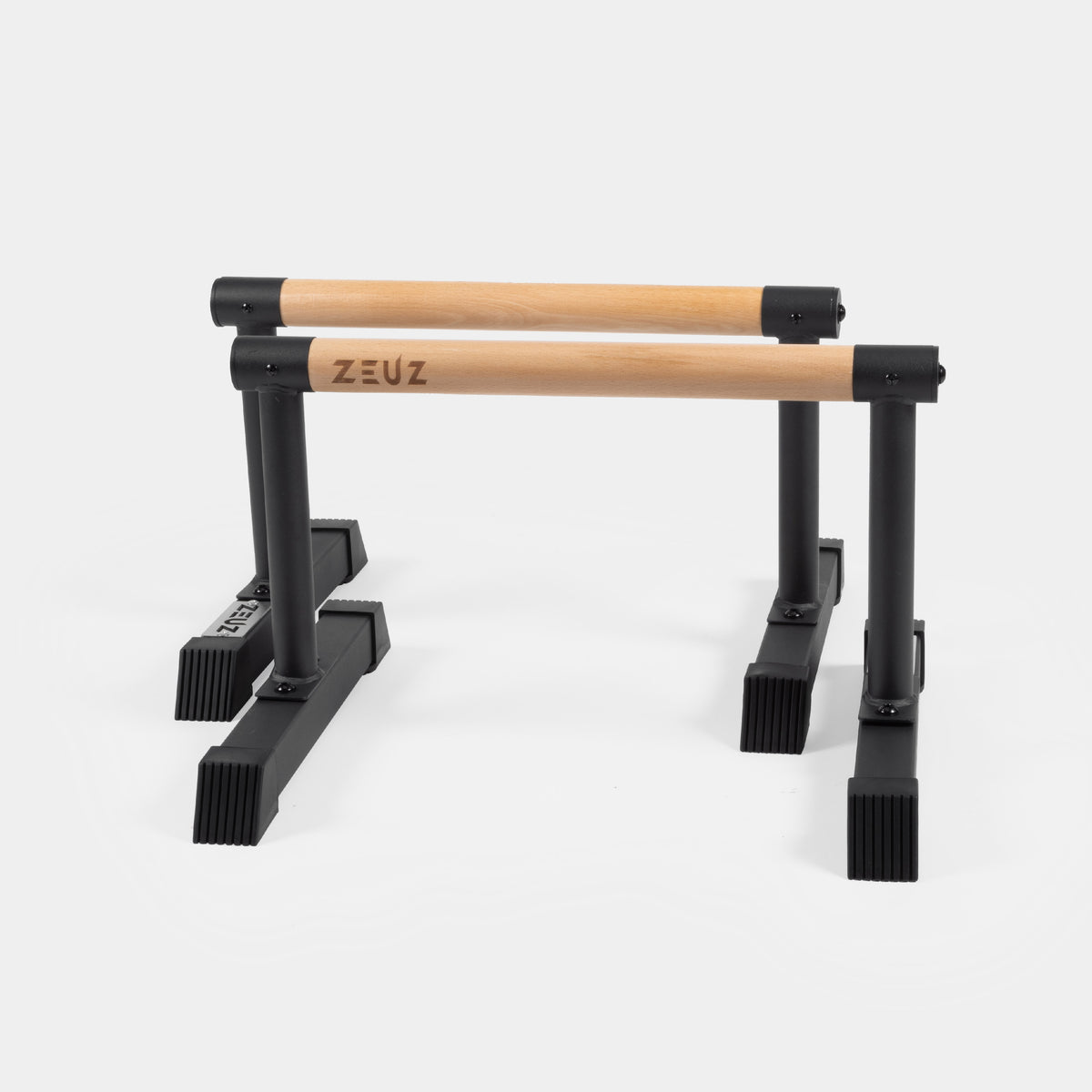 ZEUZ Parallettes in Legno e Metallo - Medio