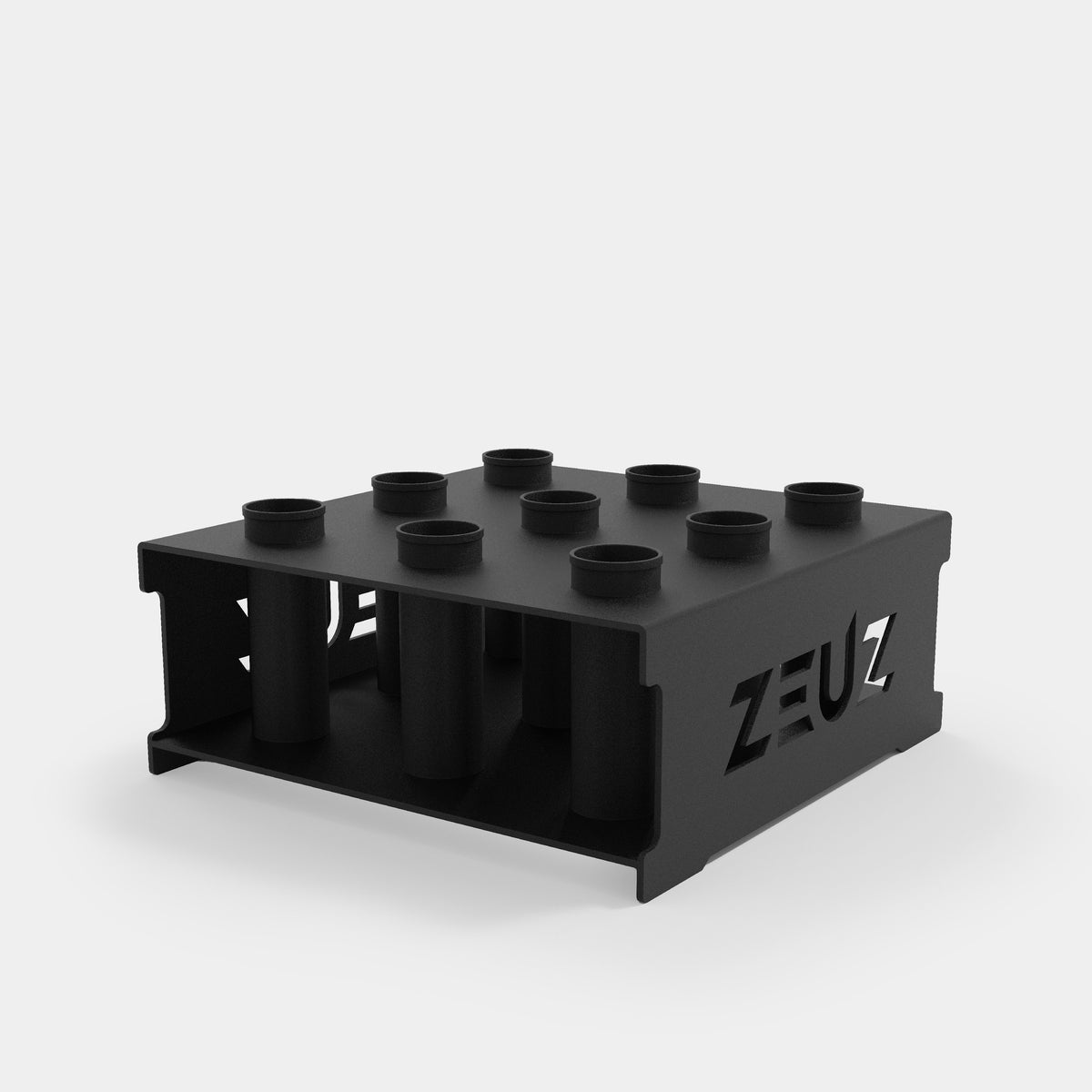 ZEUZ Support de rangement pour barres - Vertical - 9 barres