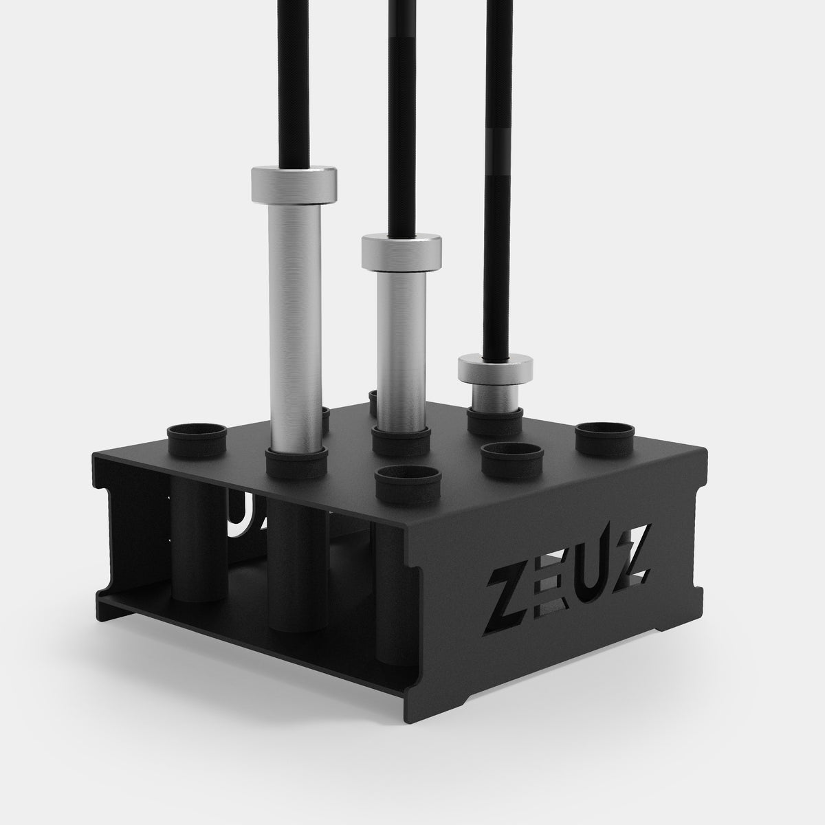 ZEUZ Support de rangement pour barres - Vertical - 9 barres