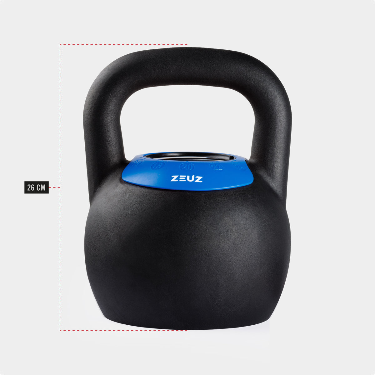 ZEUZ Verstelbare Kettlebell - 8 t/m 24 KG