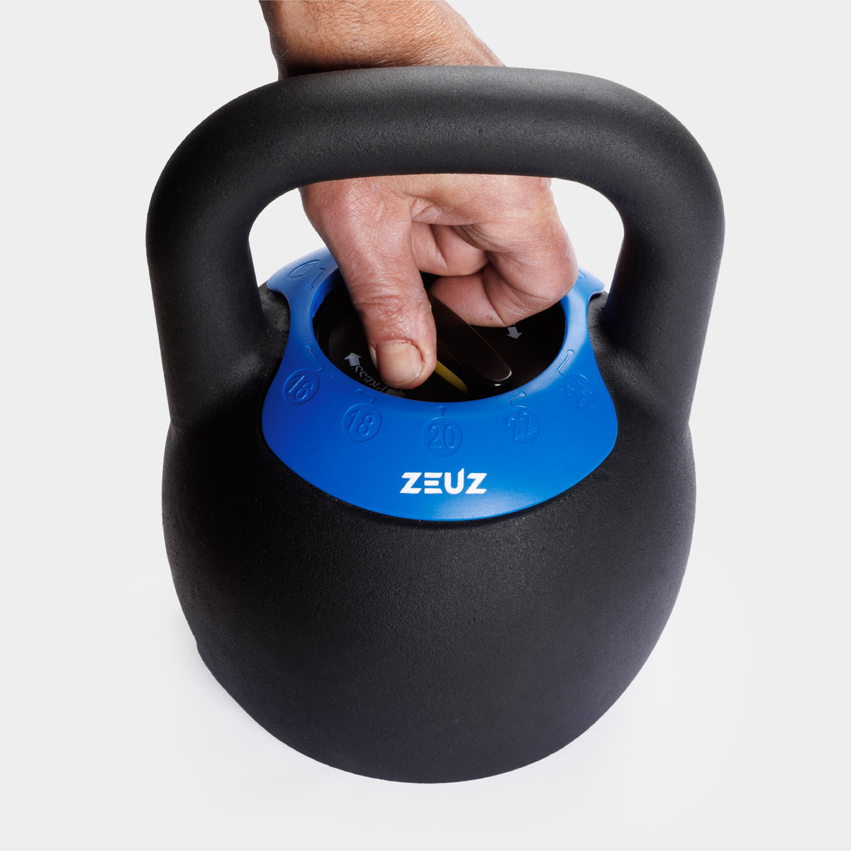 ZEUZ Verstelbare Kettlebell - 8 t/m 24 KG
