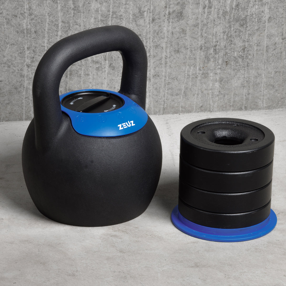 ZEUZ Verstelbare Kettlebell - 8 t/m 24 KG