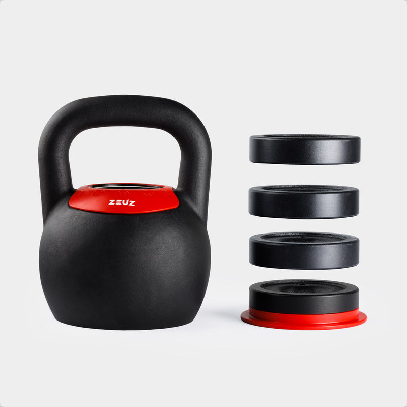 ZEUZ Verstelbare Kettlebell - 8 t/m 24 KG