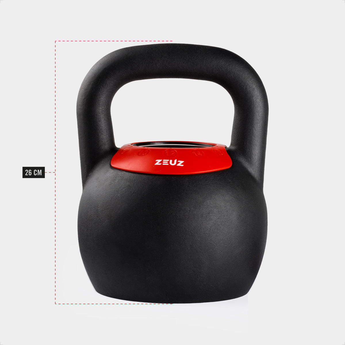 ZEUZ Verstelbare Kettlebell - 8 t/m 24 KG