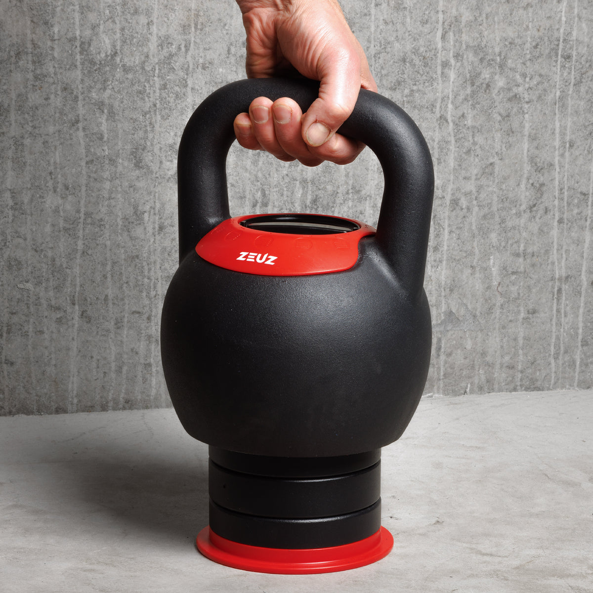 ZEUZ Verstelbare Kettlebell - 8 t/m 24 KG