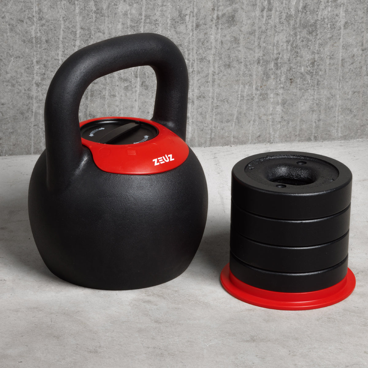 ZEUZ Verstelbare Kettlebell - 8 t/m 24 KG