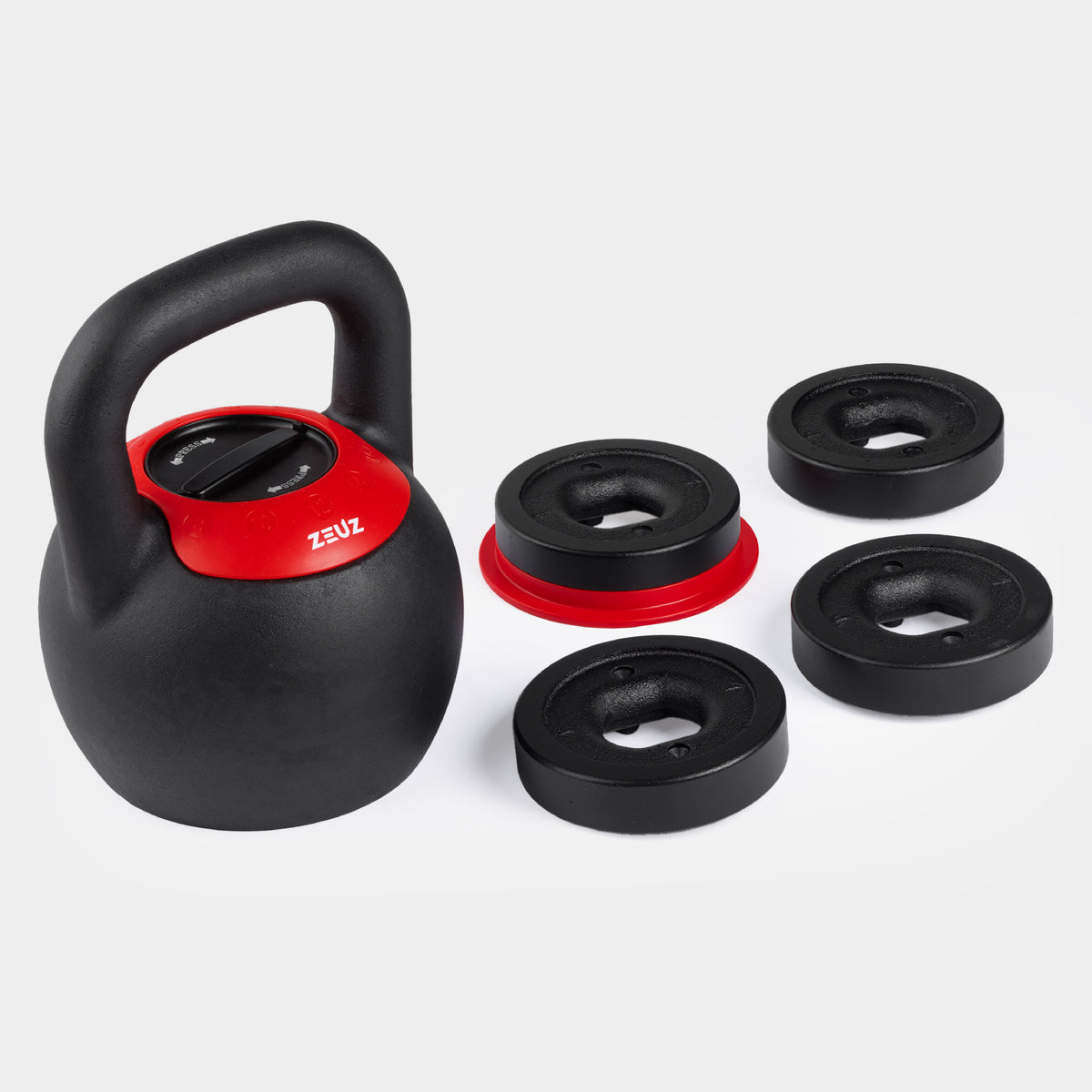 ZEUZ Verstelbare Kettlebell - 8 t/m 24 KG
