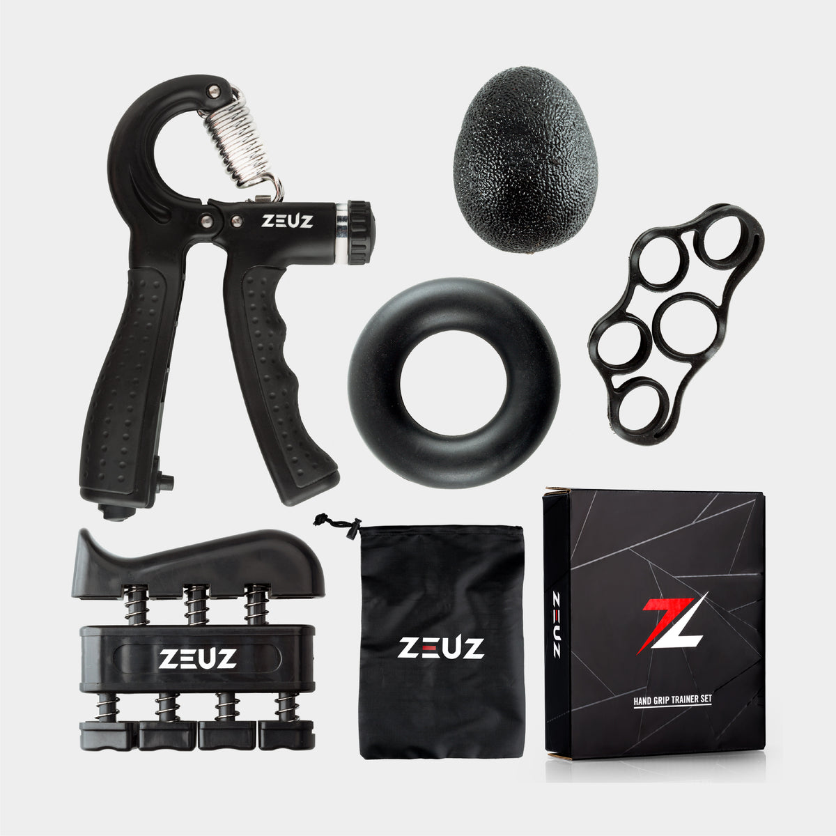 ZEUZ Handtrainer Set - 5-teilig