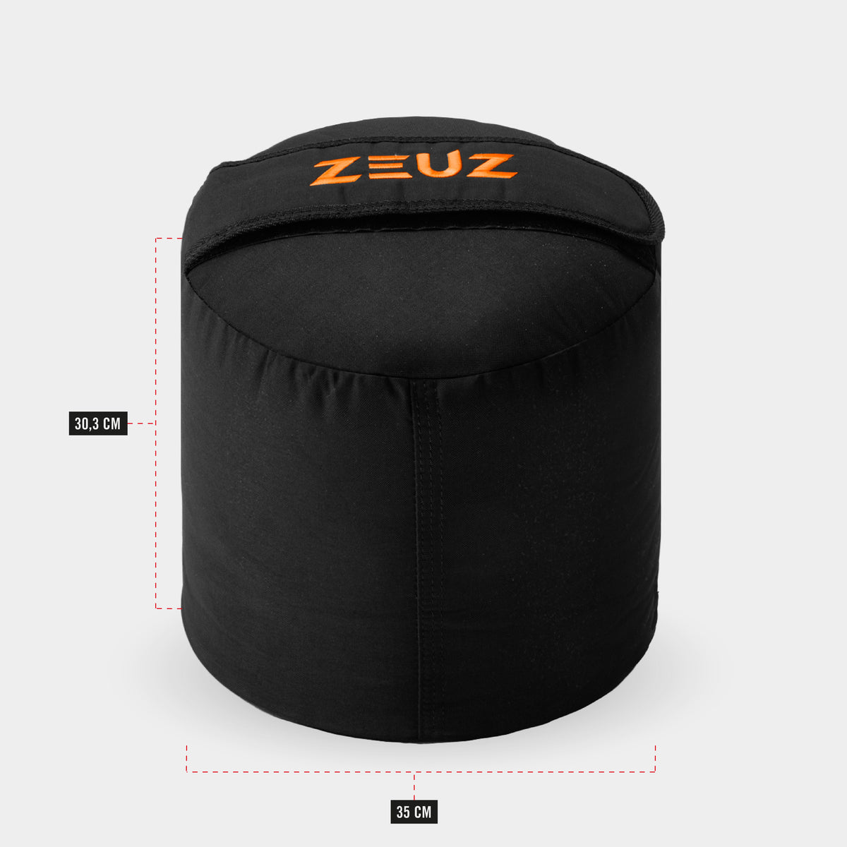 Afmetingen van de ZEUZ Strongman Sandbag 50kg – ideaal voor functionele krachttraining