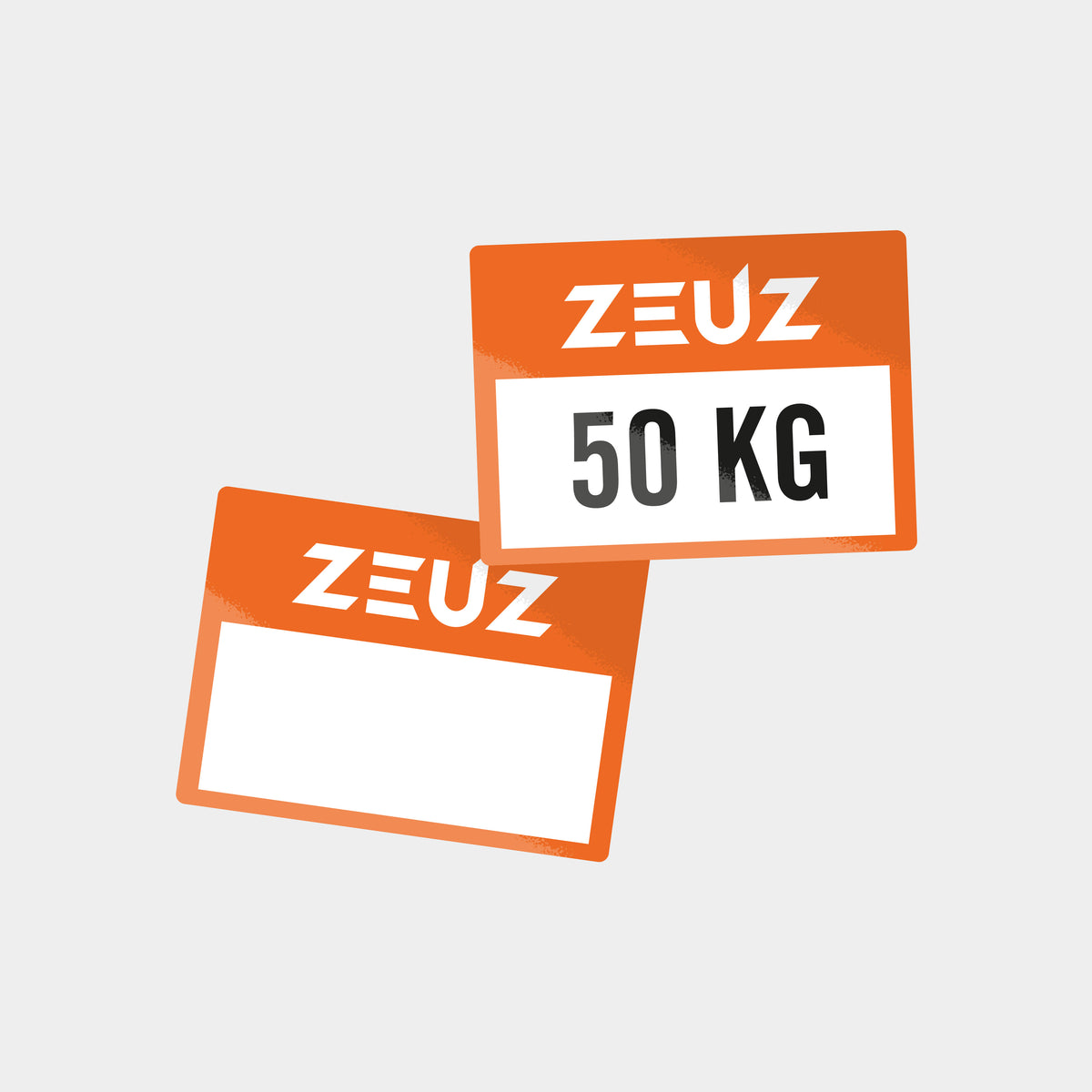 ZEUZ Strongman Sandbag 50kg – geleverd met gewichtskaartjes voor duidelijke aanduiding