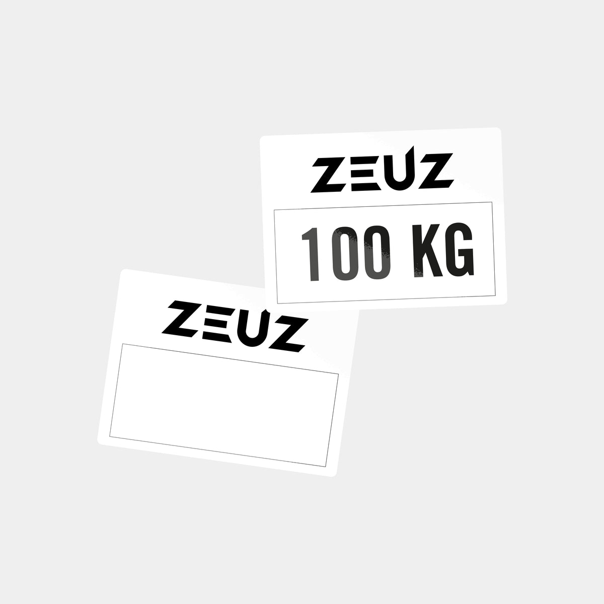 ZEUZ Strongman Sandbag 100kg – geleverd met gewichtskaartjes voor duidelijke aanduiding