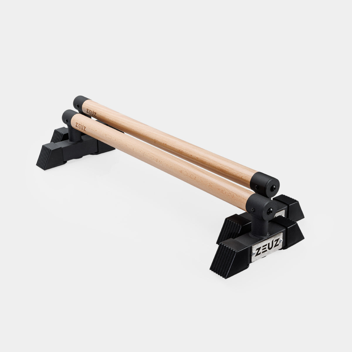 ZEUZ Houten & Metalen Parallettes - Lang