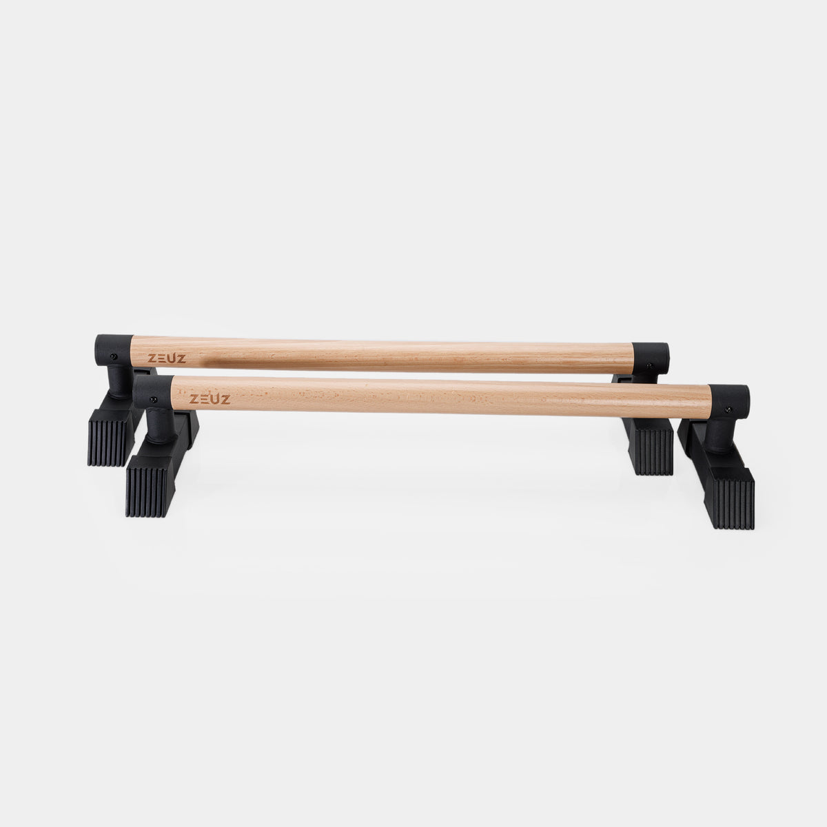 ZEUZ Houten & Metalen Parallettes - Lang