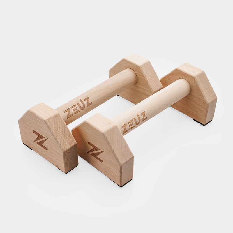 ZEUZ Houten Parallettes - Klein