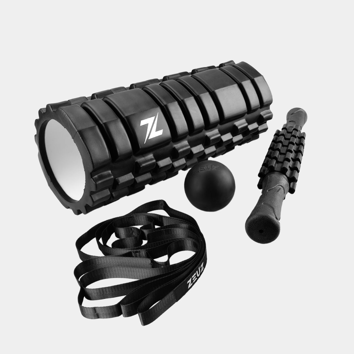 ZEUZ Foam Roller Set - 4-Piece