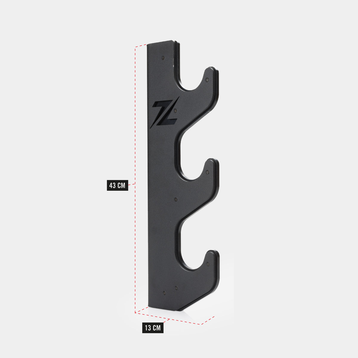 ZEUZ Support de rangement pour barres - Horizontal - 3 barres