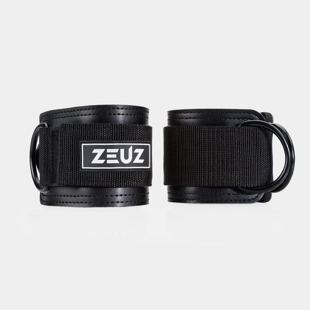 ZEUZ Ankle Straps zwart – enkelbanden voor kabelmachines en beenoefeningen