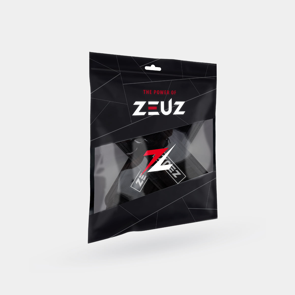 ZEUZ Ankle Straps zwart in verpakking – geleverd als paar met haakbevestiging