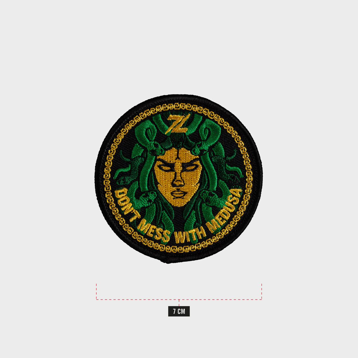 ZEUZ Don't Mess With Medusa Patch