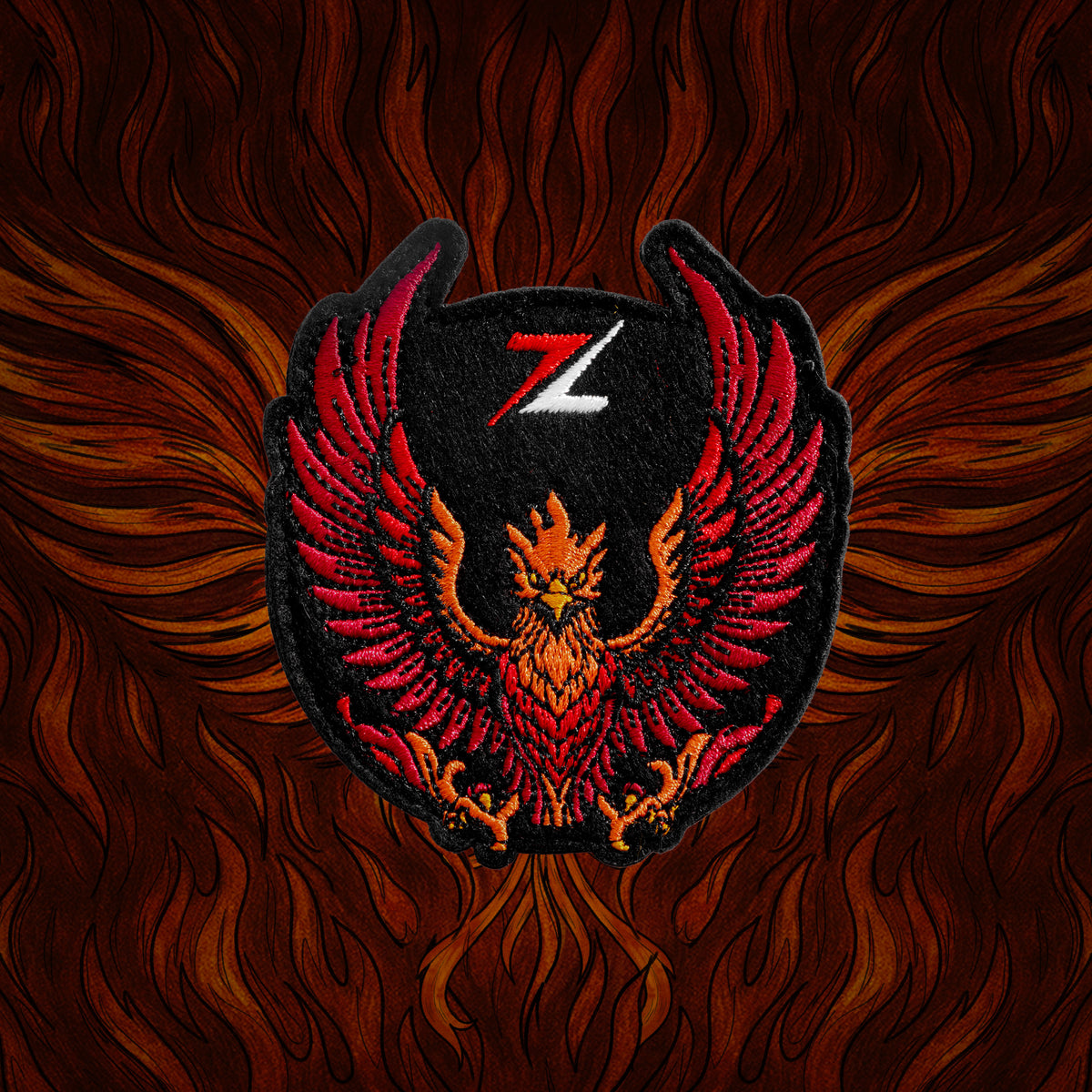 Limited Edition patch van ZEUZ, De Phoenix.
