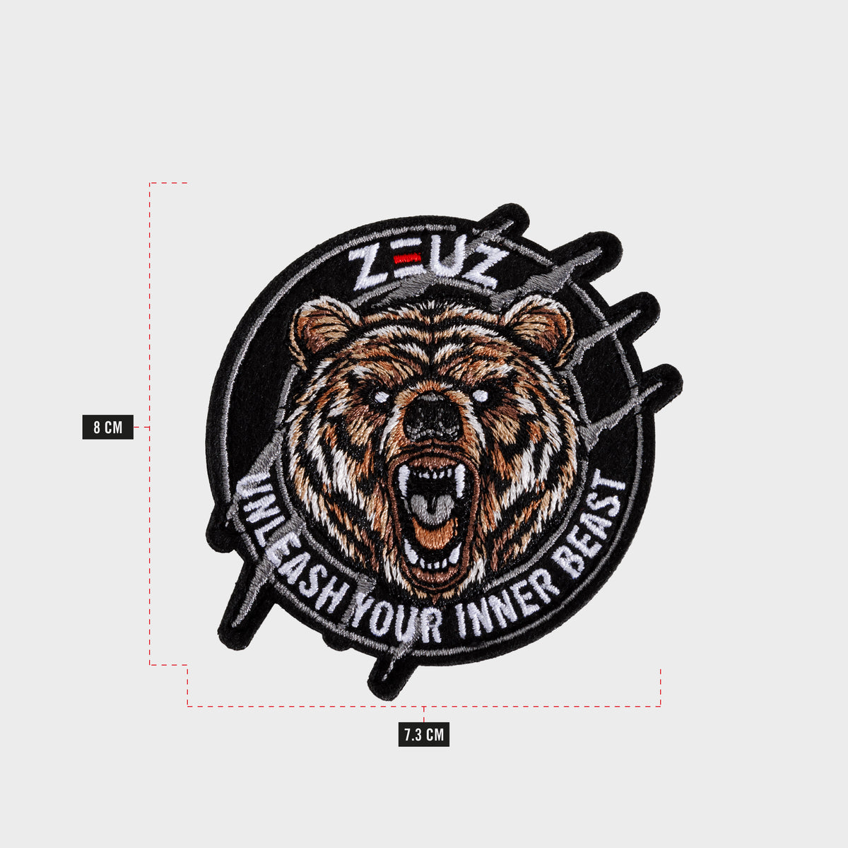 ZEUZ The Bear Patch - Unleash Your Inner Beast