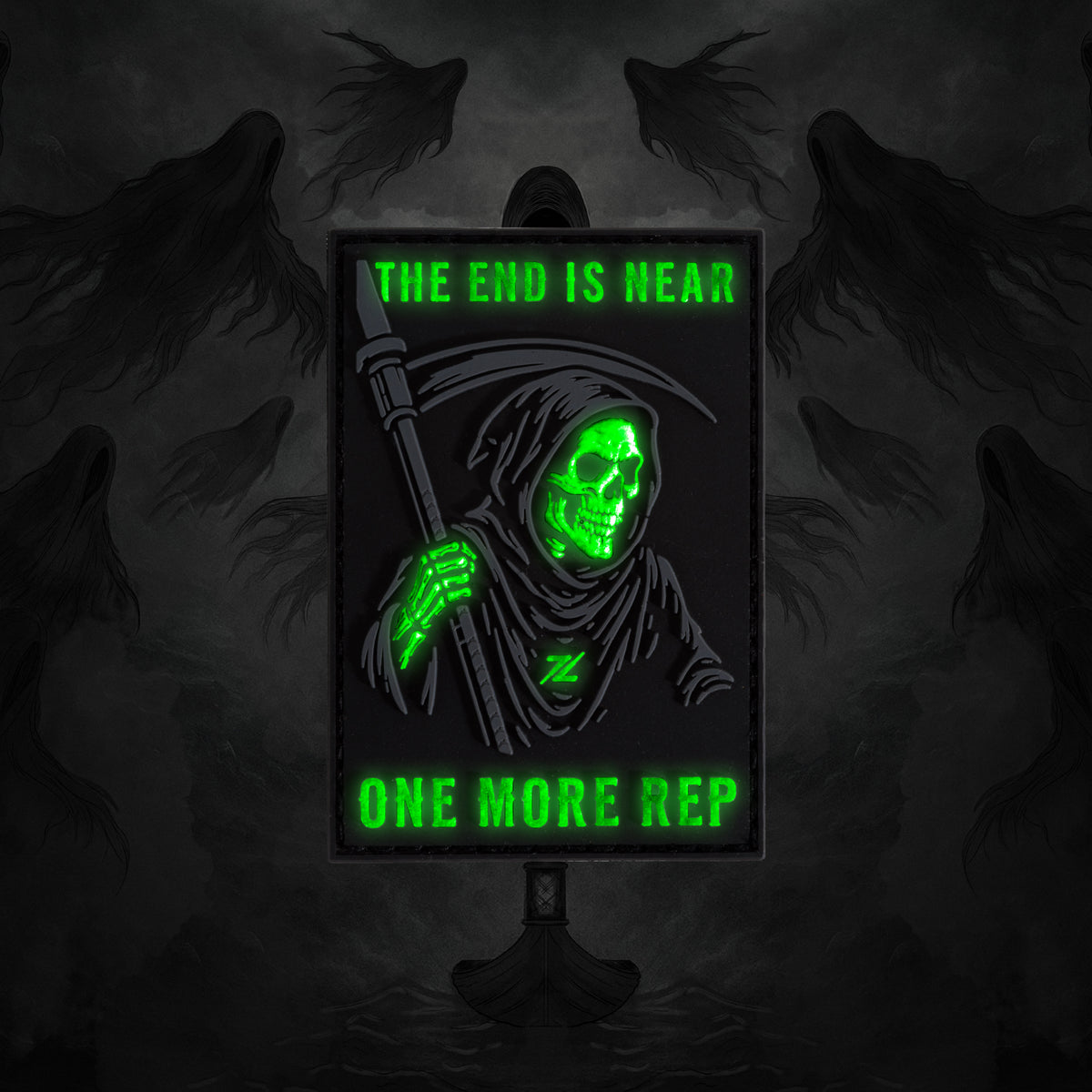 ZEUZ Grim Reaper Patch - Glow in the dark