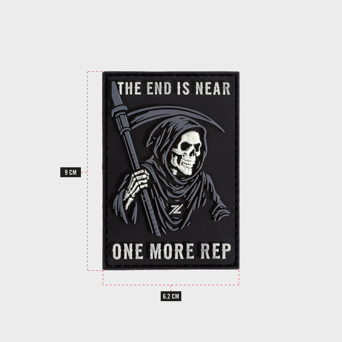 ZEUZ Grim Reaper Patch - Glow in the dark