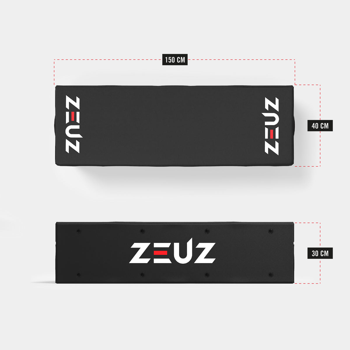 ZEUZ Strongman Log Drop Pad Set - 2 Stuks