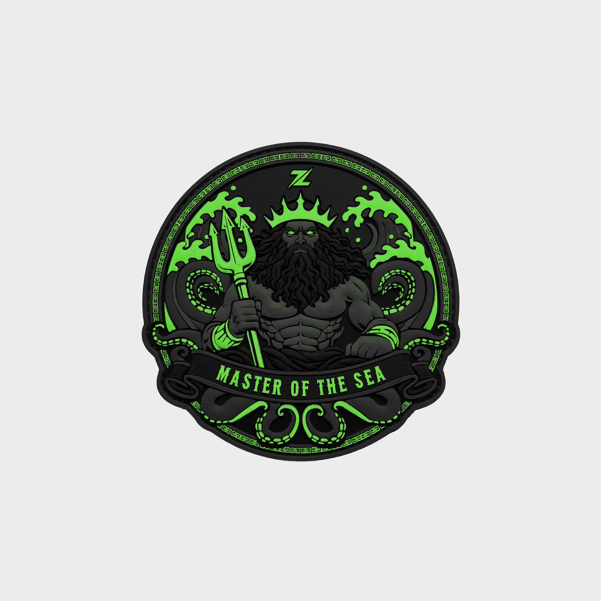ZEUZ Poseidon – Glow in the dark – Rubber Patch