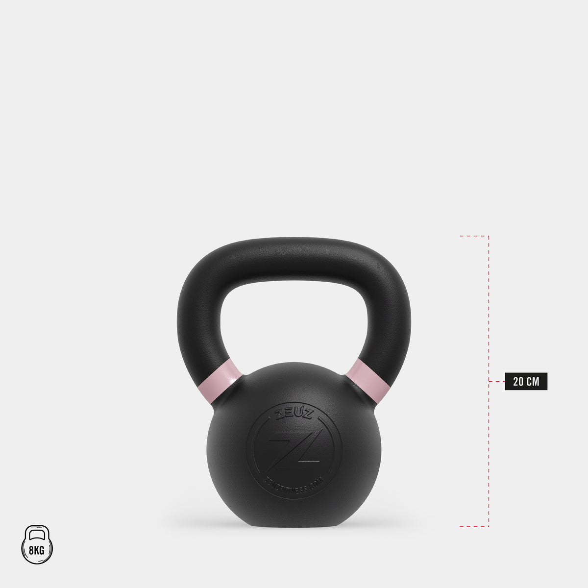 ZEUZ Kettlebell Rek Incl. Kettlebells