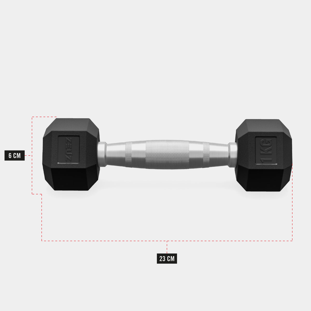 ZEUZ Hexagon Dumbbells