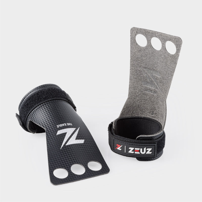 ZEUZ The Eagle Grips - Carbon & Microvezel - Grijs
